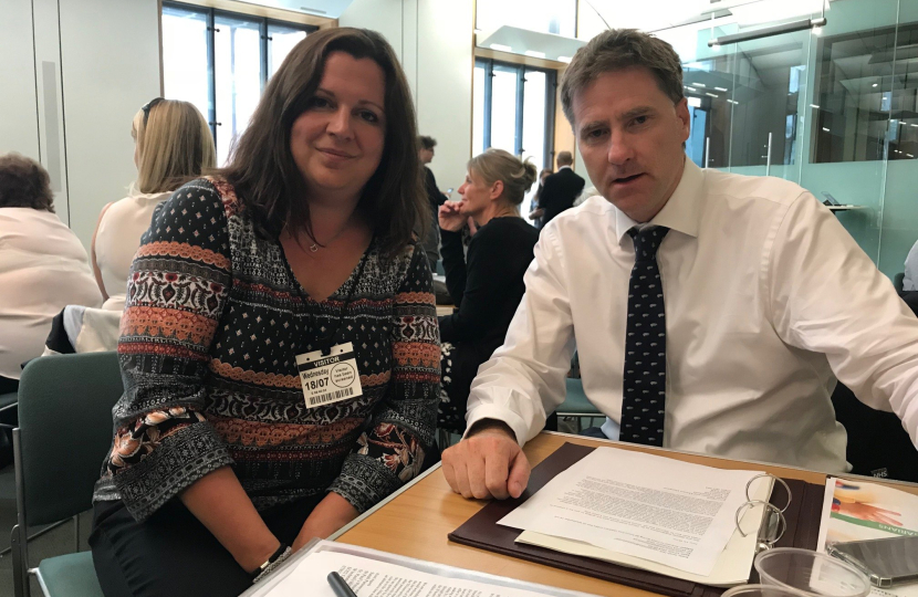 Steve with Sarah from St Pauls Pre-School