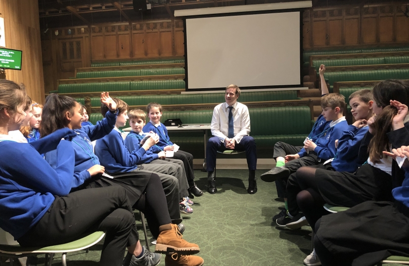 Harestock Primary School in Parliament