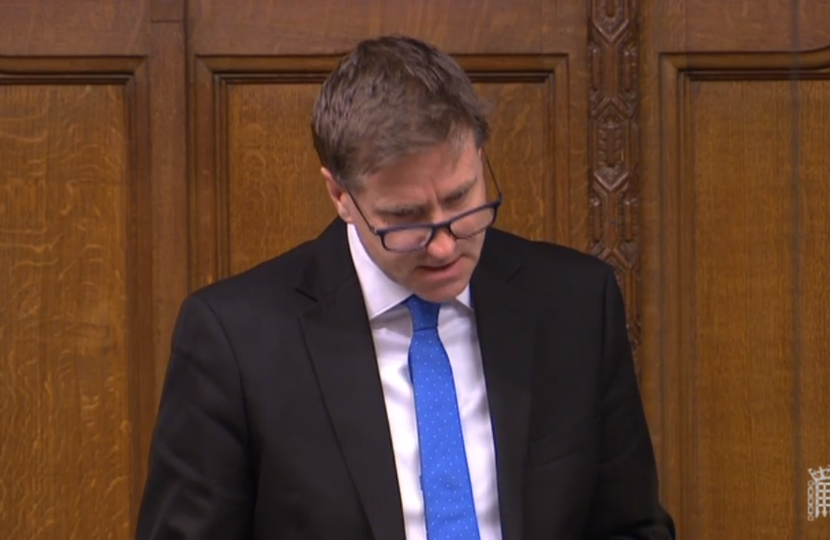 Steve on his feet in the House