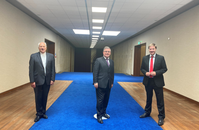 Buckland visit - Court