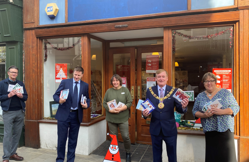 Xmas card shop