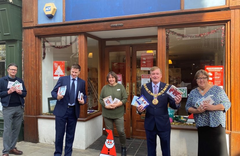 Xmas card shop