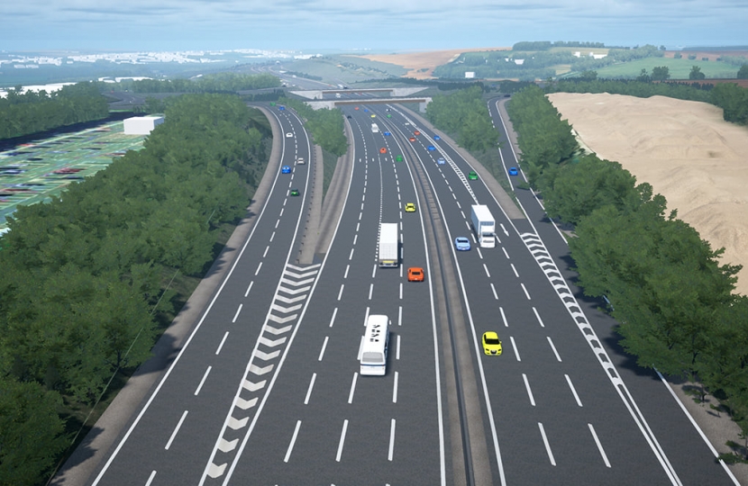 M3 Junction 9 graphic