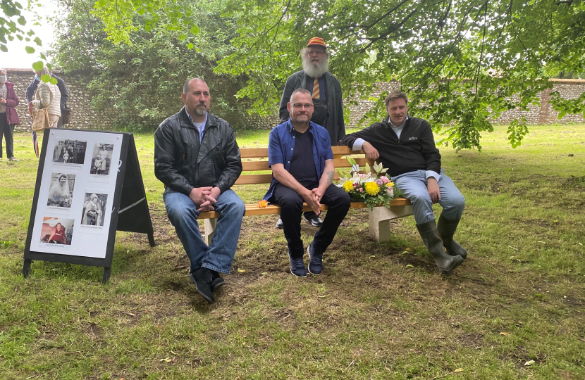 Pam Stevens bench