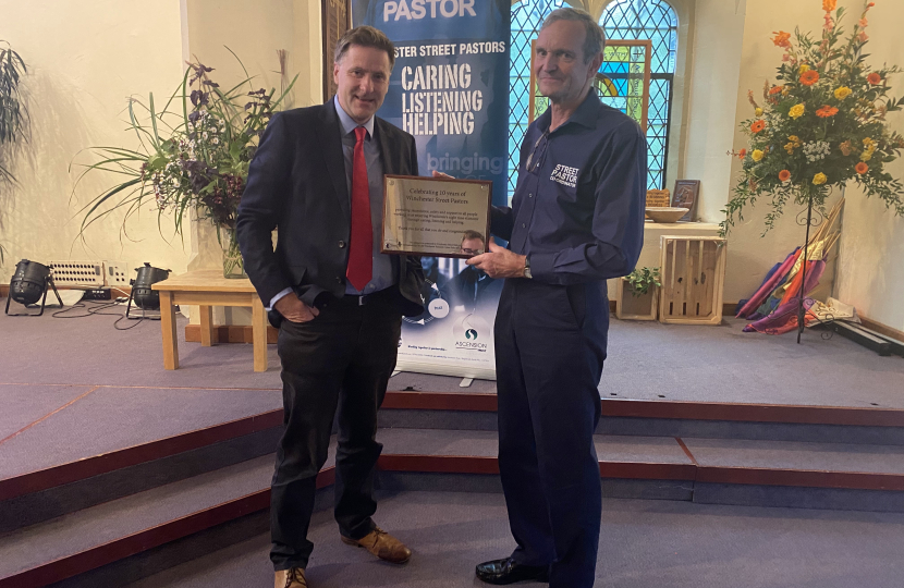 Street Pastors service Steve and Mark