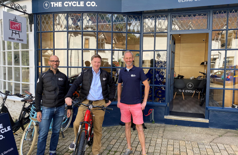 Steve Brine MP with Ed and Tom
