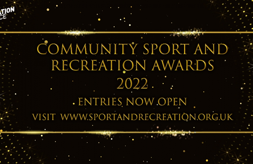 Community Sport and Recreation Awards graphic