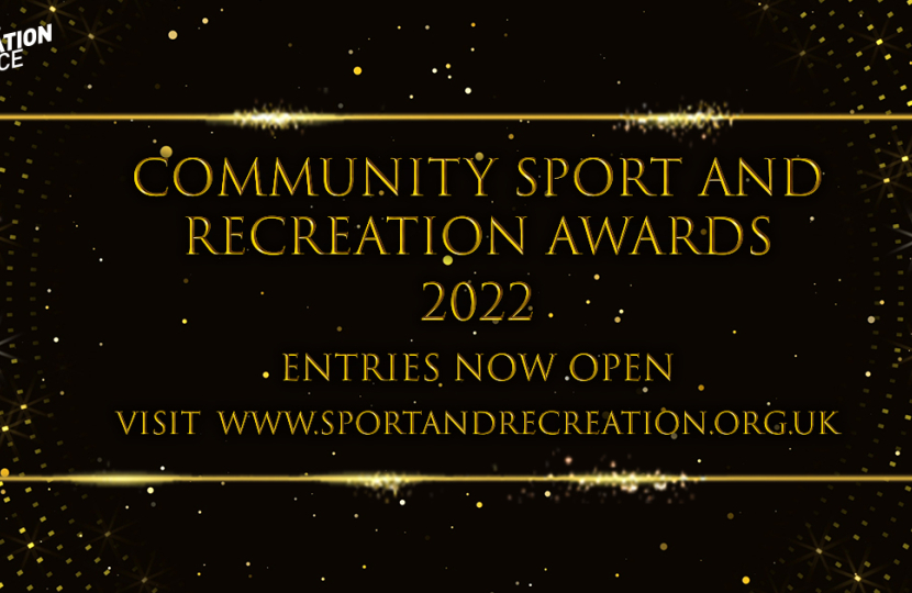 Community Sport and Recreation Awards graphic