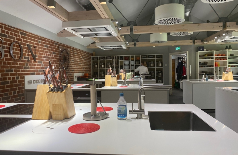 Pictured; Inside the state of the art chef’s school.