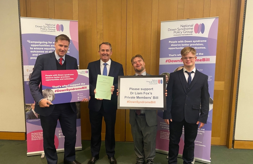 Steve Brine with Dr Liam Fox