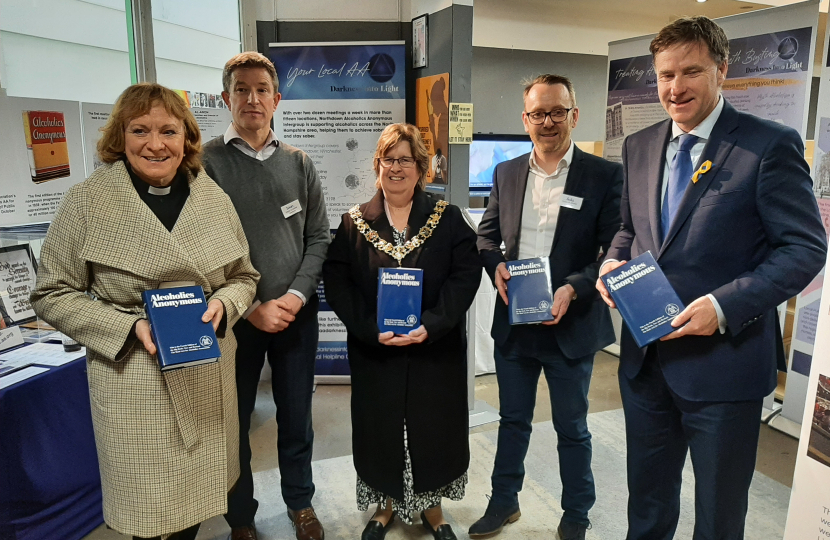 Steve Brine at the opening event