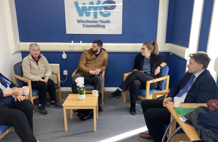 Steve Brine and the Team