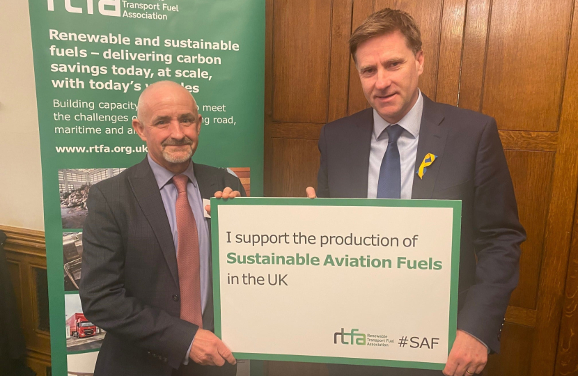 Steve Brine with [name] at the event in the House of Commons.