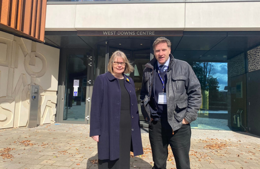 Steve Brine MP and Prof Sarah Greer