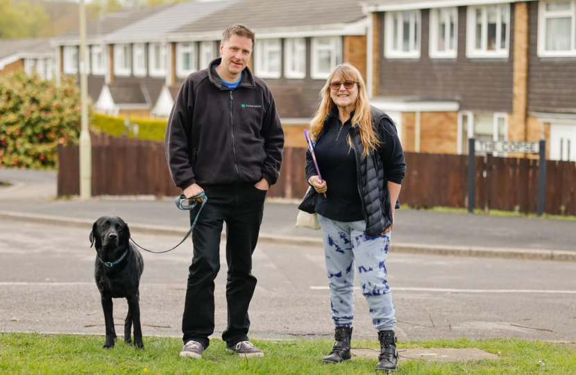 Steve Brine MP with Shelagh Lee
