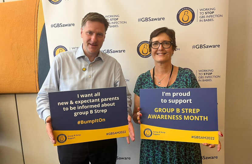 Pictured; Steve Brine and Jane Plumb