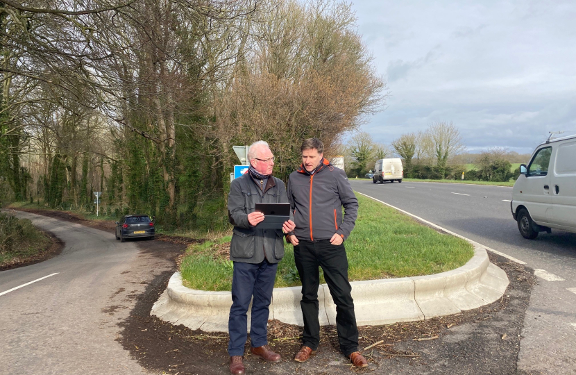Steve Brine MP and Cllr Cartwright