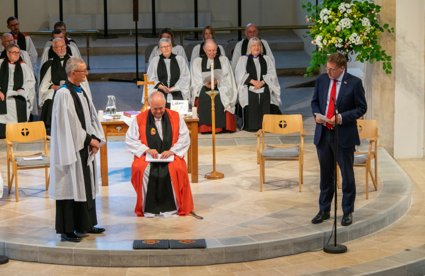 Steve Brine MP on his feet