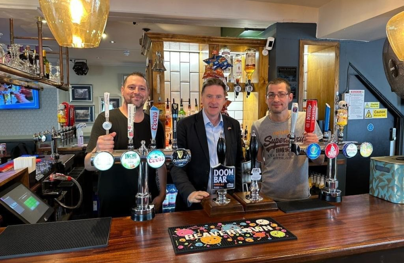 Exchange Pub visit July 2023
