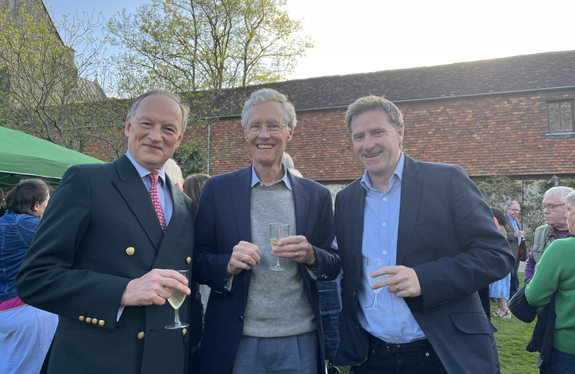 Steve Brine MP with Alistair Bruce and John Pringle
