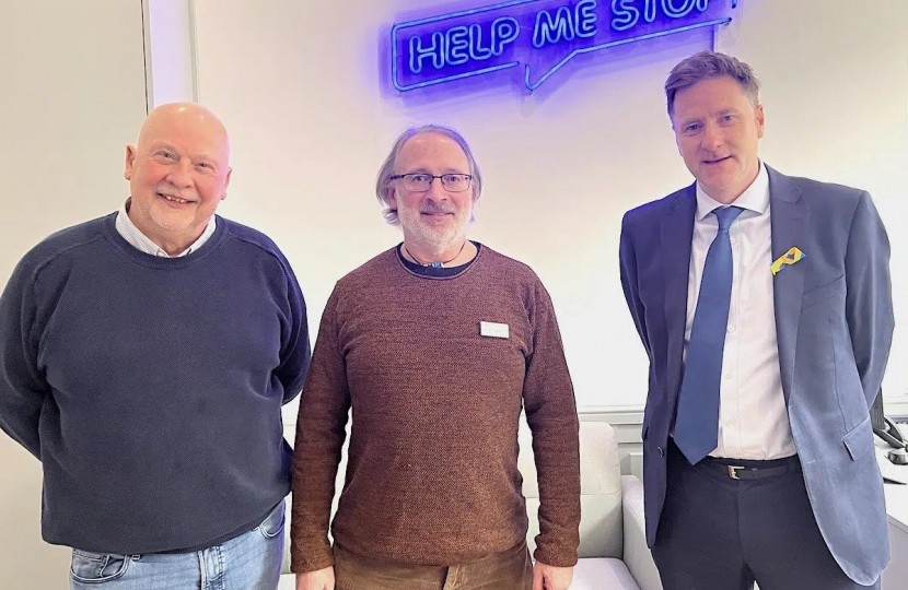 Steve Brine and the team