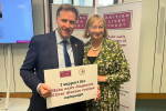 Steve Brine MP with CX Pamela Healy