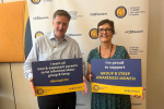 Pictured; Steve Brine and Jane Plumb
