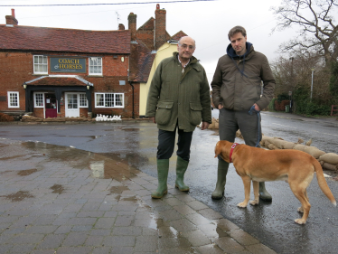 Sutton Scotney floods