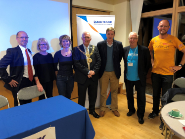 Diabetes support group meet Steve Brine