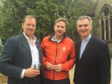 MP Steve Brine with Bill Lucas and Peter Seal