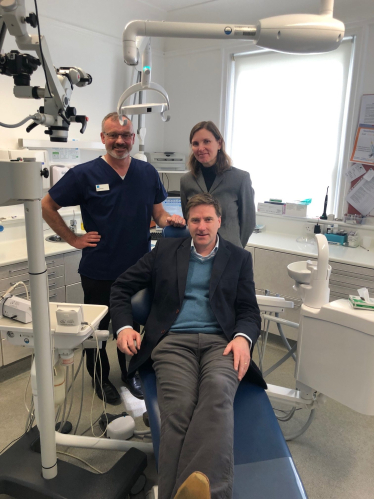 Steve Brine in the chair