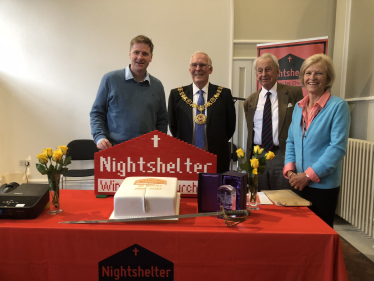 Steve Brine at Winchester Churches Nightshelter