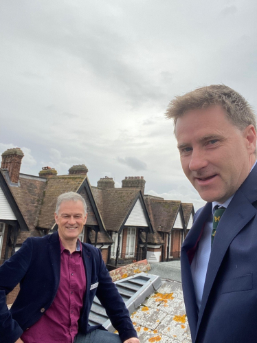 Deryck Newland and Steve Brine 