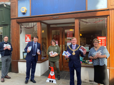Xmas card shop