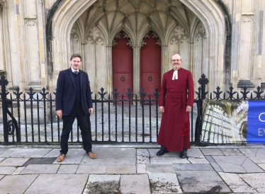 Steve Brine and Roland Riem