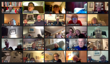 Steve Brine and the Friends of Winchester Cathedral