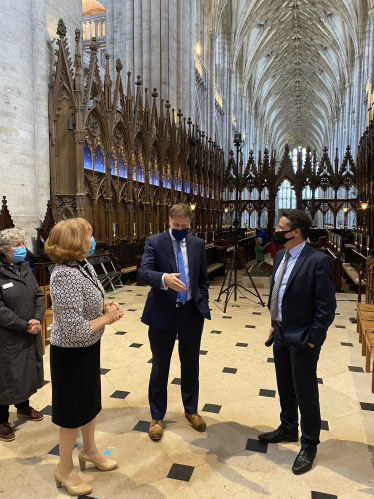 Minister visit one
