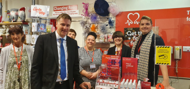 Steve Brine and the team