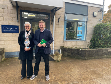 Steve Brine with Su Whelan