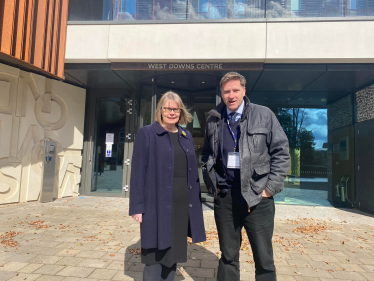 Steve Brine MP and Prof Sarah Greer
