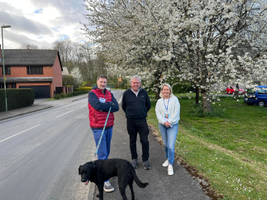 Pictured; Steve Brine MP, David Killeen and Cllr Jan Warwick.