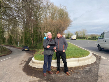 Steve Brine MP and Cllr Cartwright