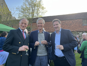 Steve Brine MP with Alistair Bruce and John Pringle